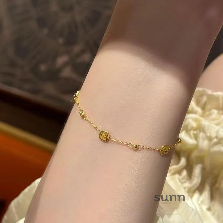 Elyanna Gilded Scale Bracelet