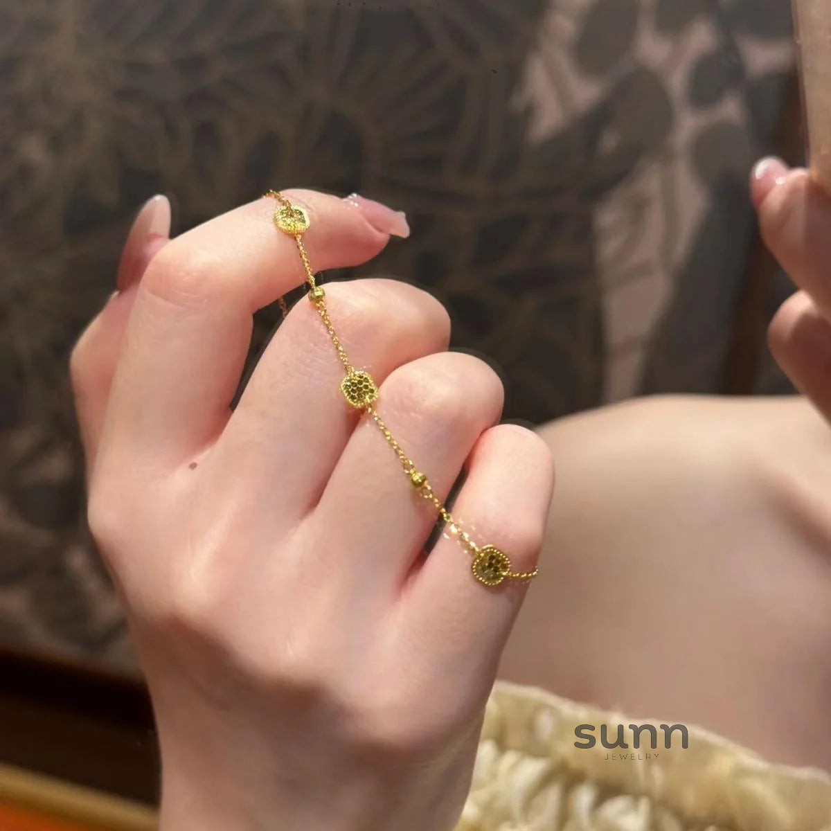Elyanna Gilded Scale Bracelet