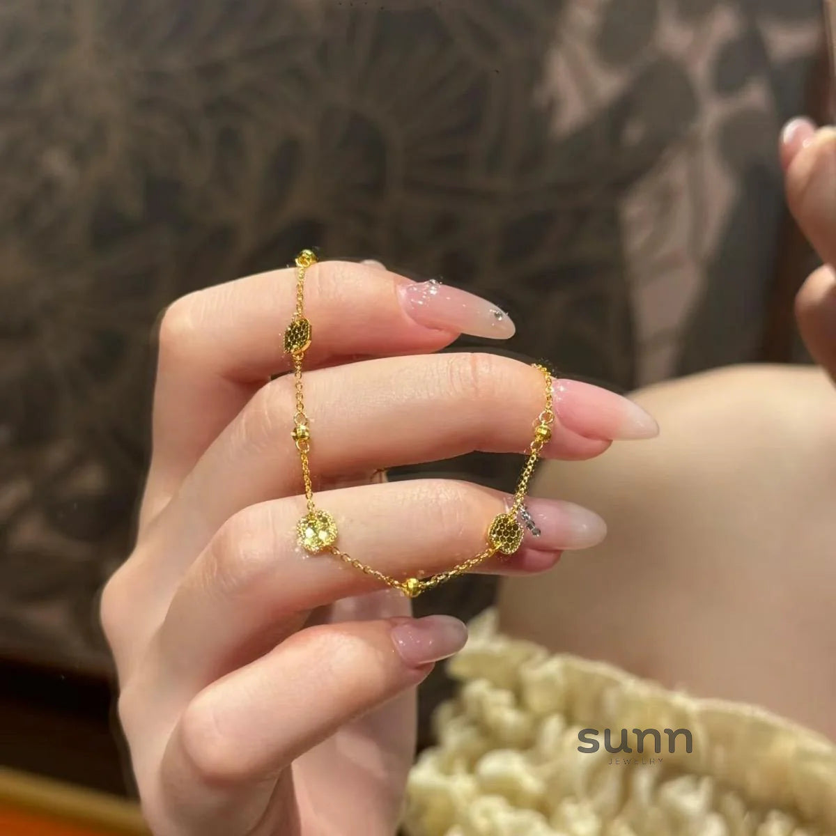 Elyanna Gilded Scale Bracelet