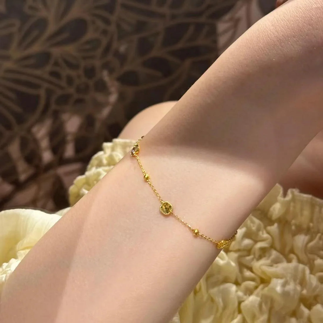 Elyanna Gilded Scale Bracelet