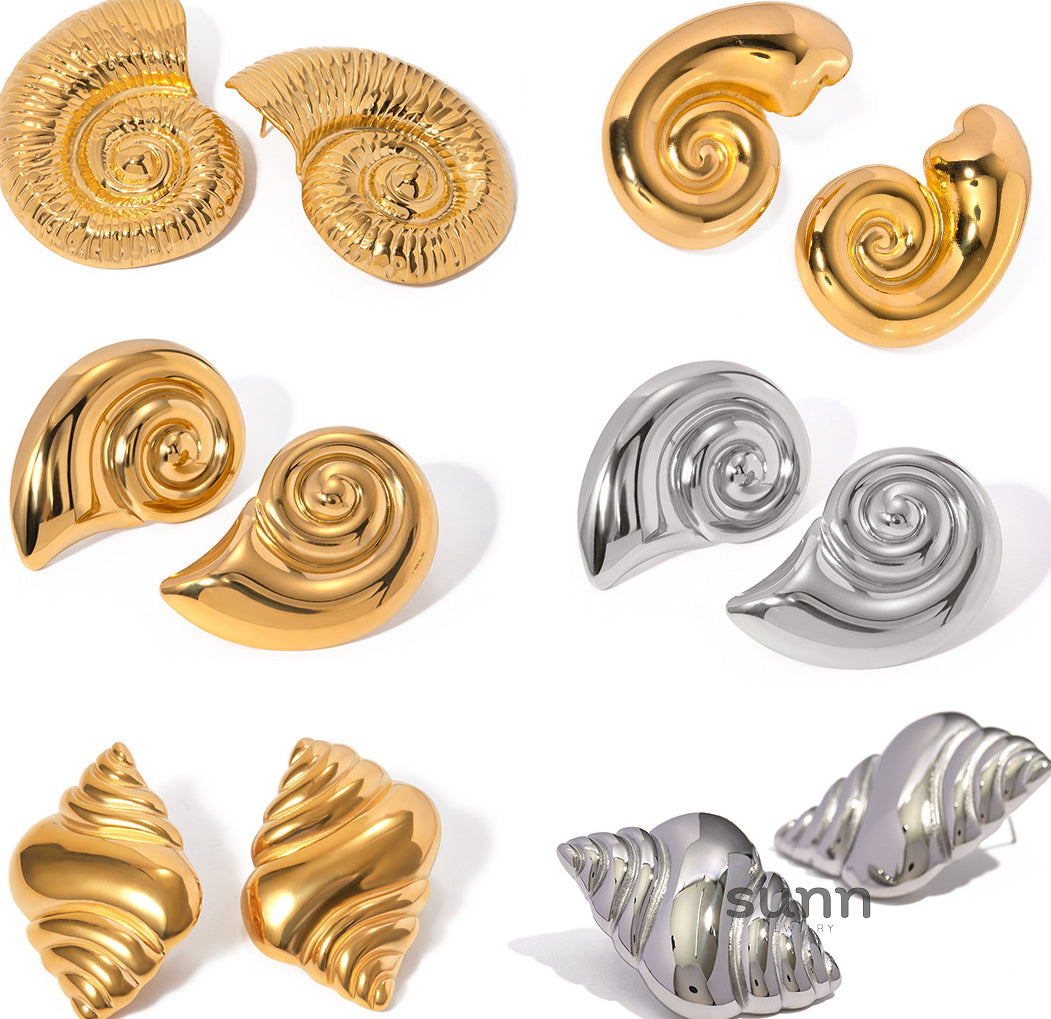 Emaleigh Coastal Conch Earrings [JM7RF1NP]