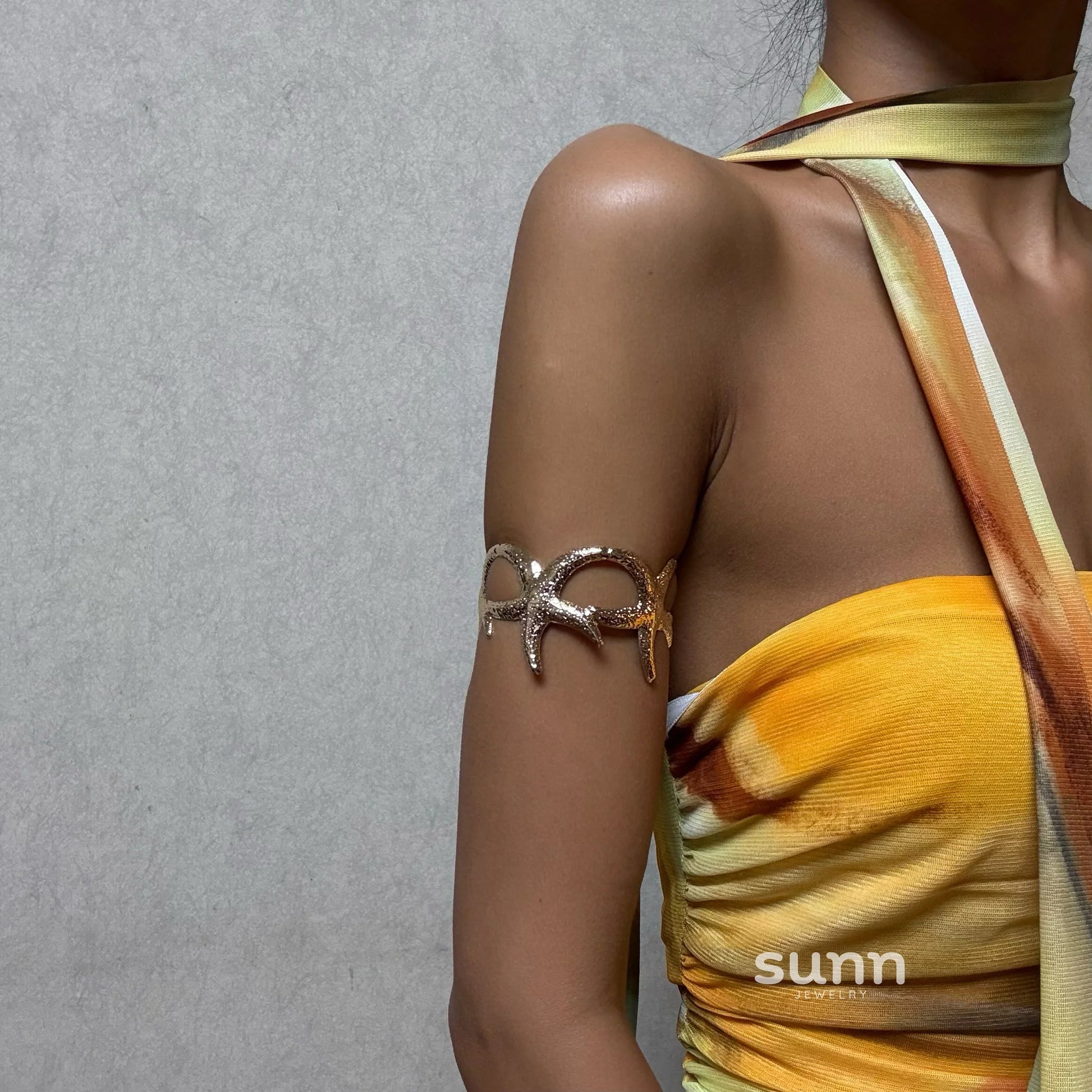 Emalyn Textured Statement Bangle