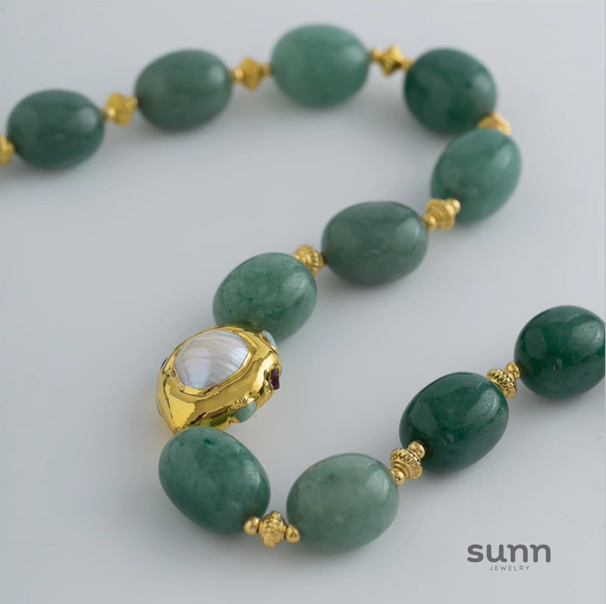 Emalynn Aventurine Beaded Necklace