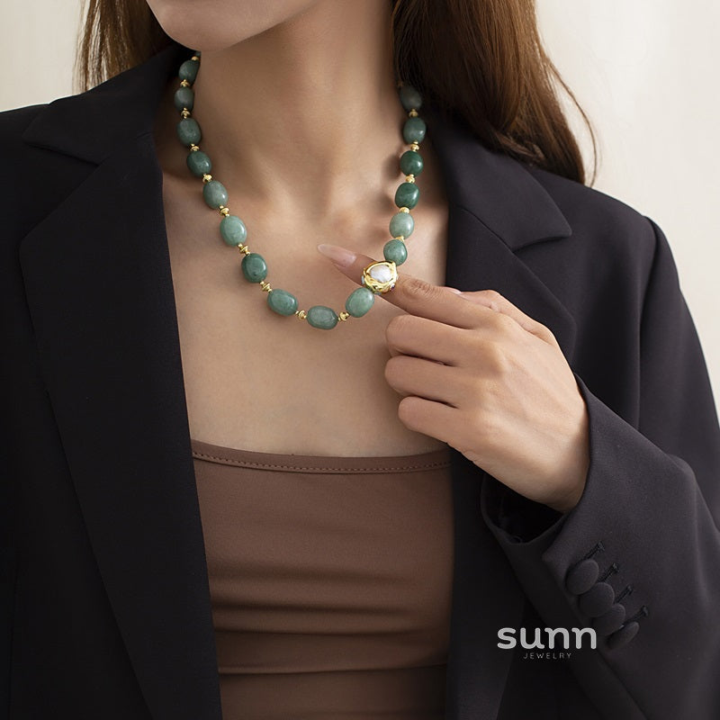 Emalynn Aventurine Beaded Necklace