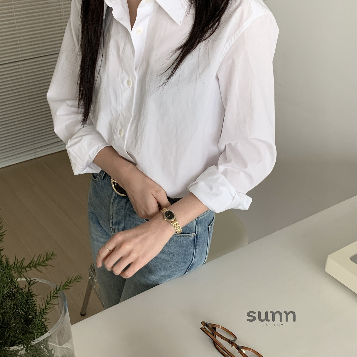 Emari Oval Steel Watch [VFVTBJWU]