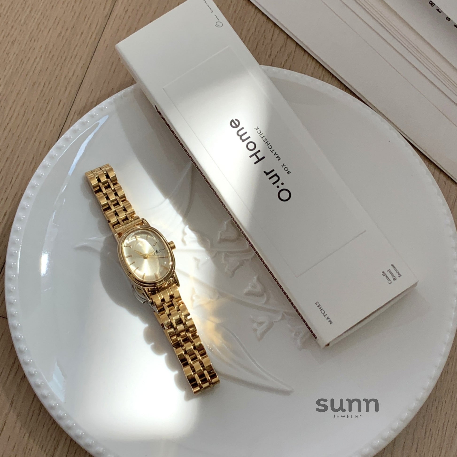 Emari Oval Steel Watch [8FT3BOTE]