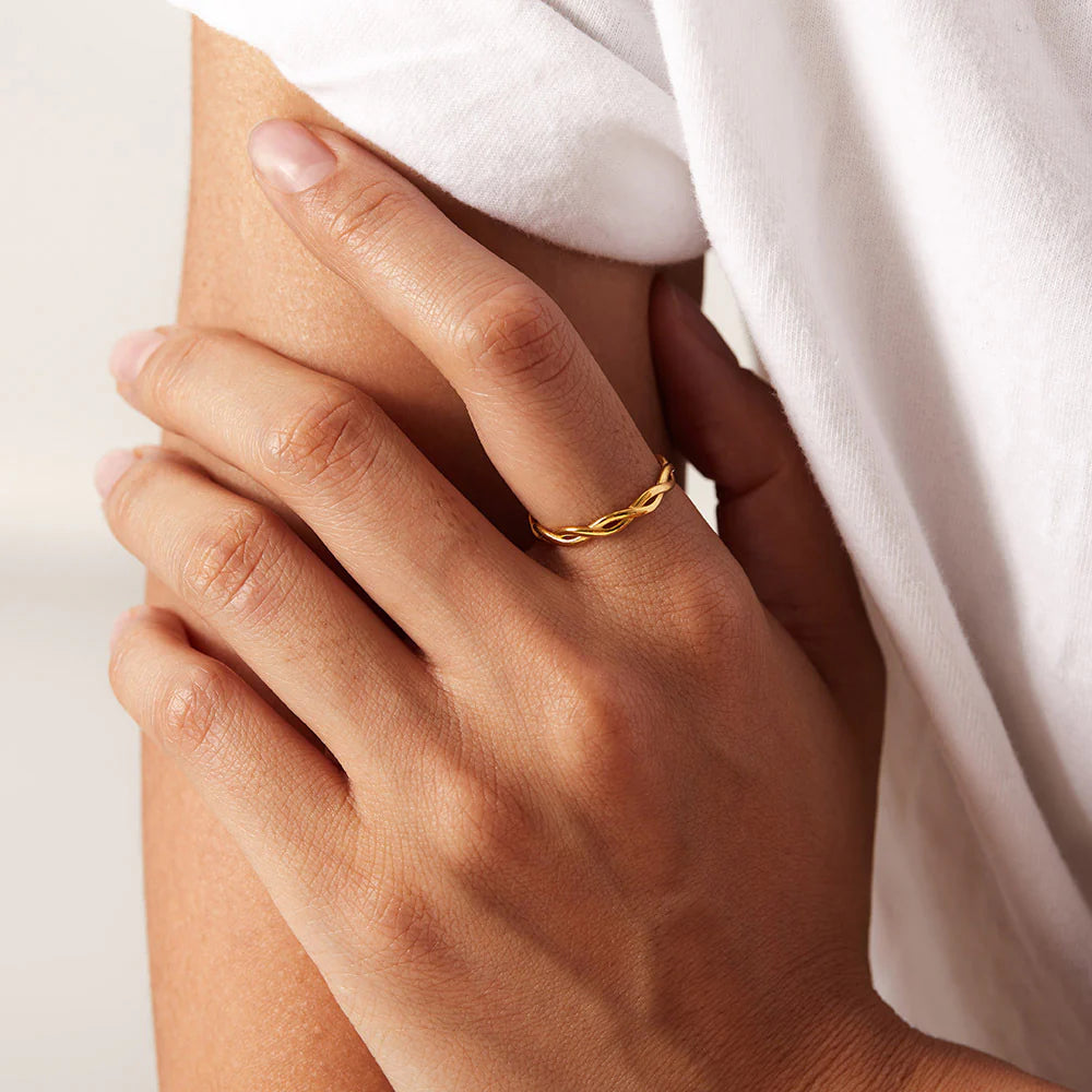 Embrie Twisted Open Ring