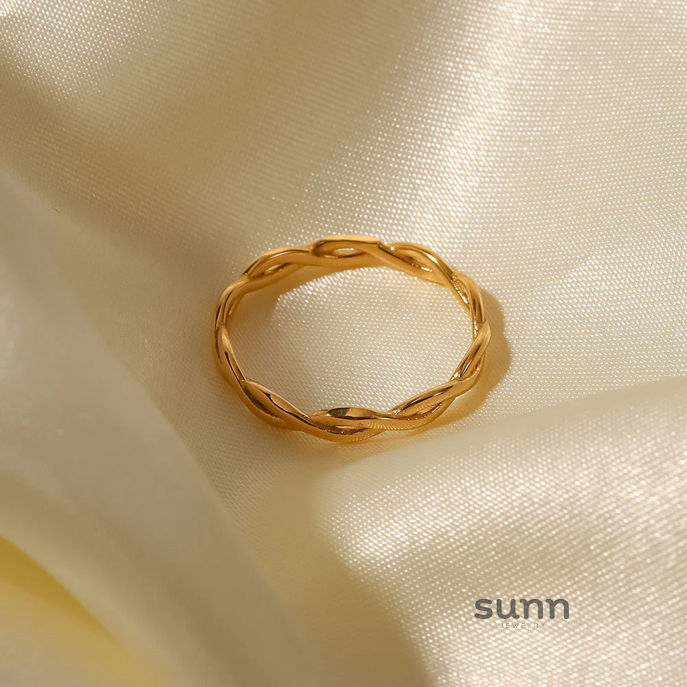 Embrie Twisted Open Ring