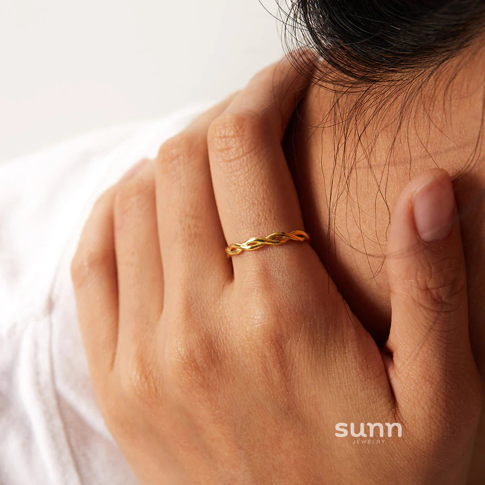 Embrie Twisted Open Ring