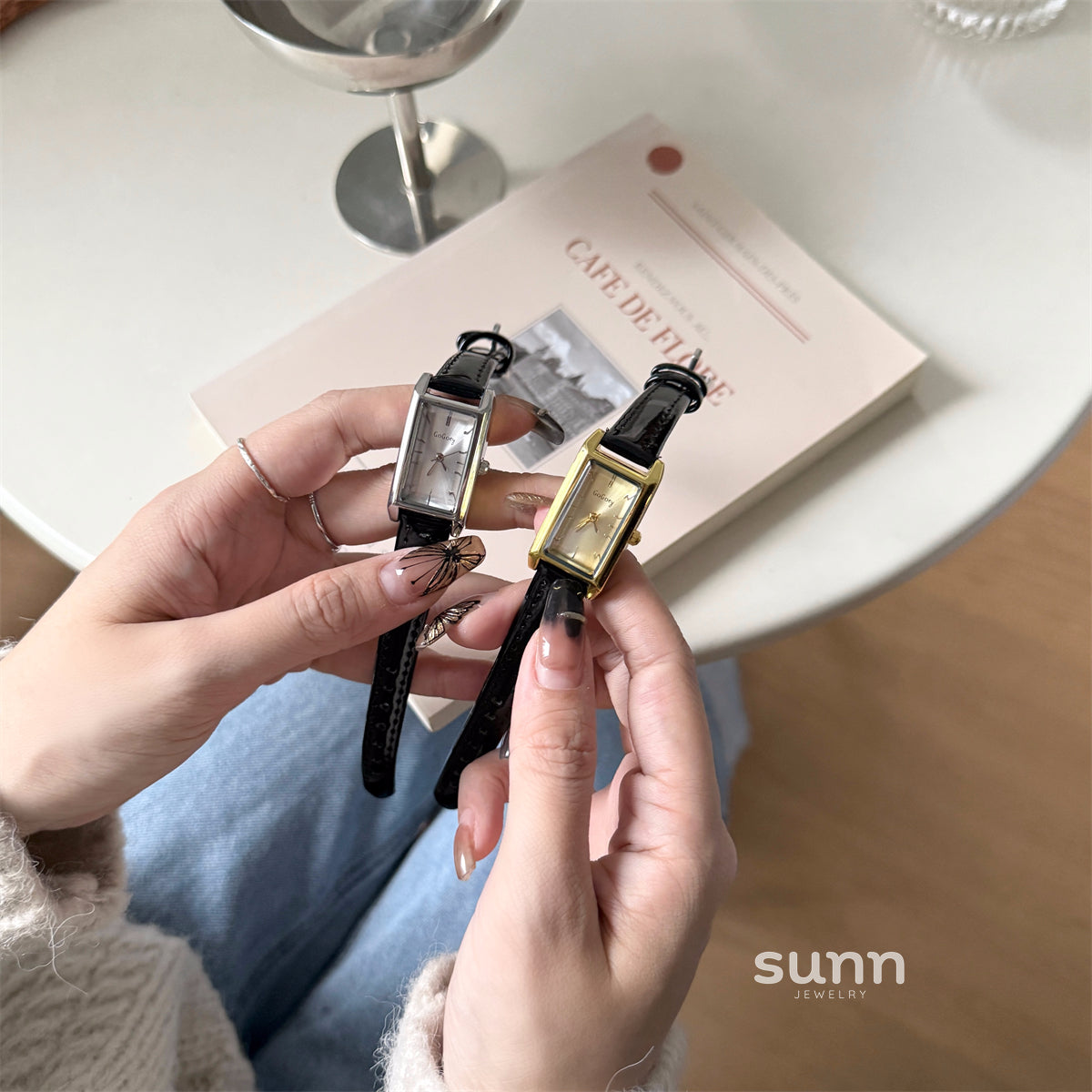 Embry Rectangular Wrist Watch [PJ7O1USQ]