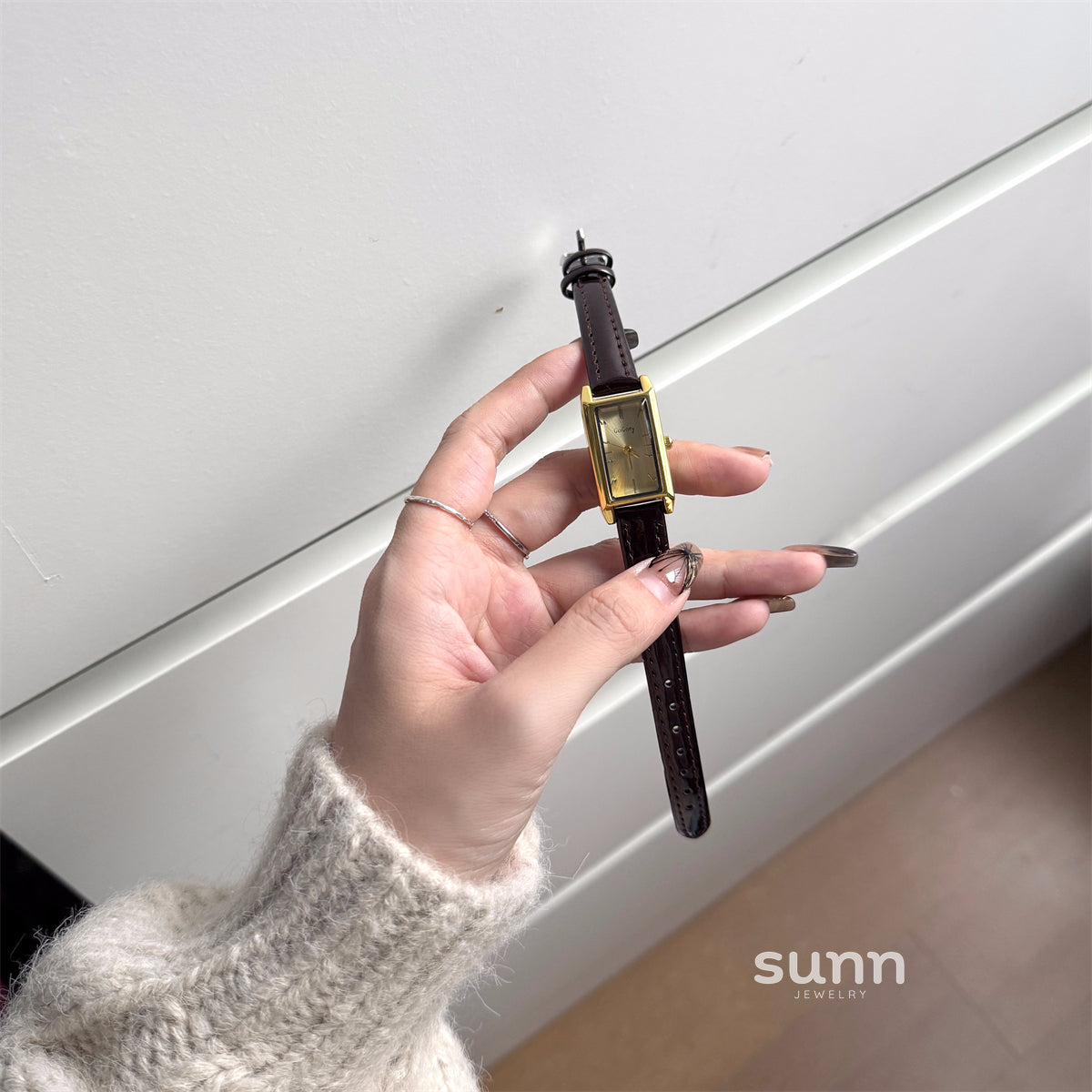 Embry Rectangular Wrist Watch [Q5XWV8AY]