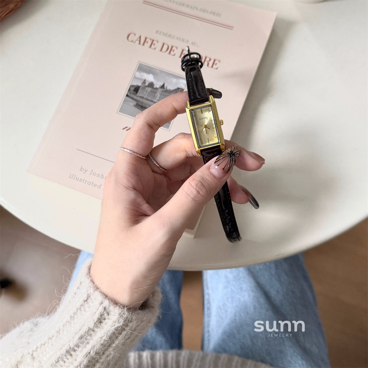 Embry Rectangular Wrist Watch [CJHLM8HV]