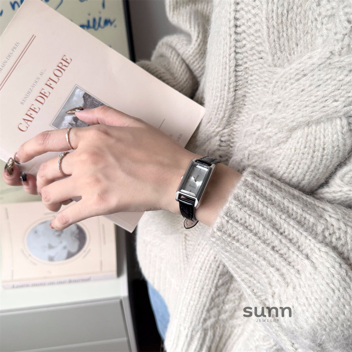 Embry Rectangular Wrist Watch [AA70HKKZ]