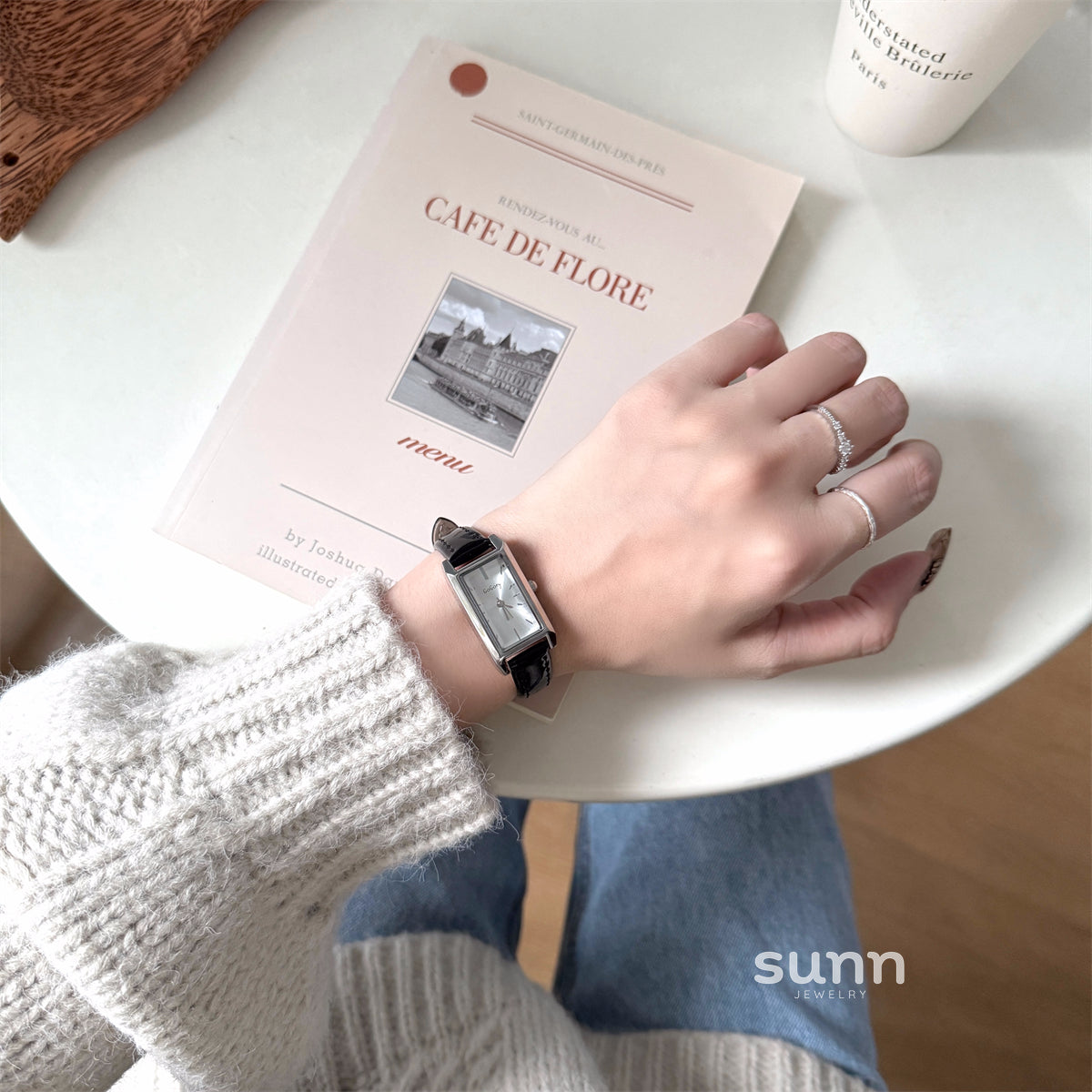 Embry Rectangular Wrist Watch [XEOW8LSW]