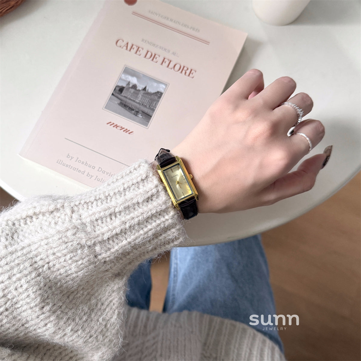 Embry Rectangular Wrist Watch [7VU5KF6K]