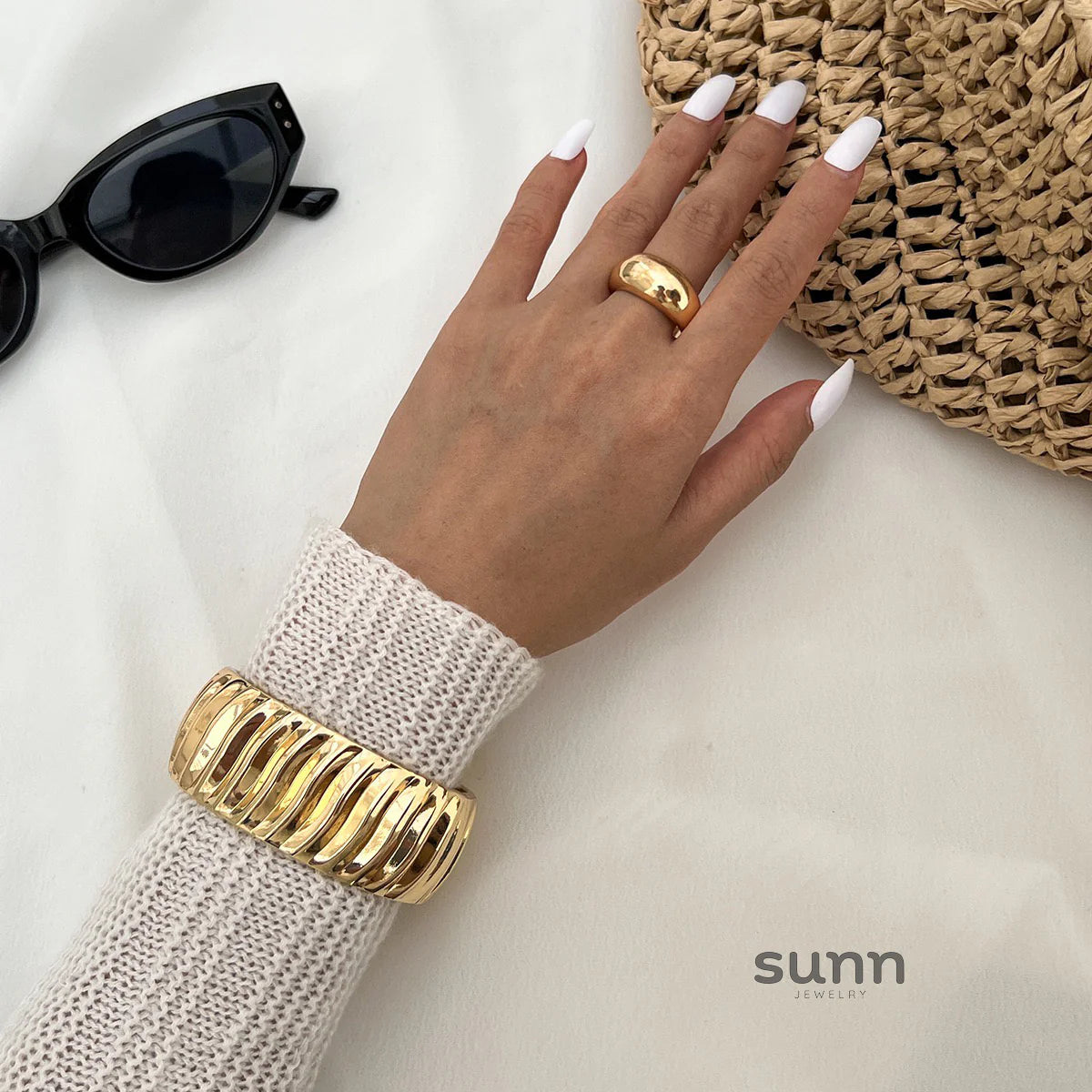 Emeli Sculptural Cuff Bracelets