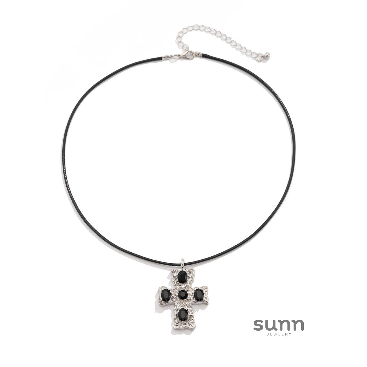Emelia Lava Cross Necklace [T9MJAERF]