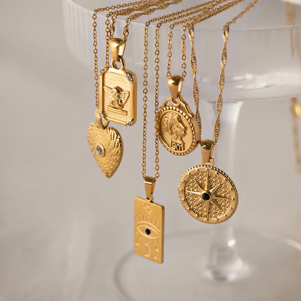 Emelie Coin Pendant Necklace