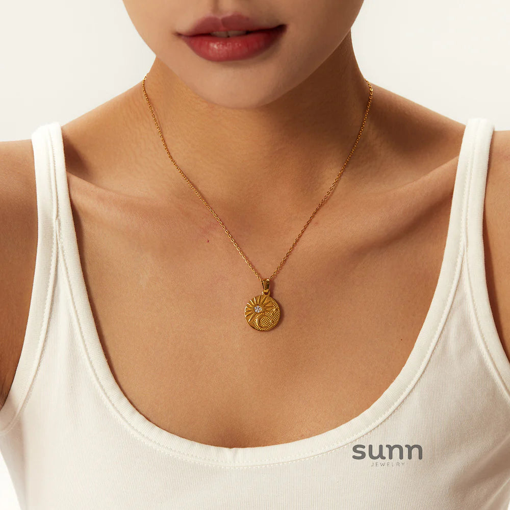 Emelie Coin Pendant Necklace