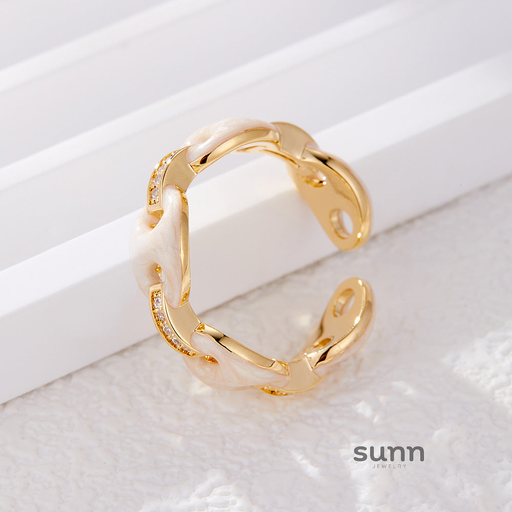 Emelie Enamel Pig Nose Ring [JX60MWIX]