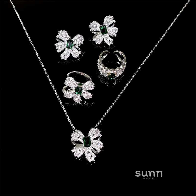 Emerson Emerald Bow Jewelry
