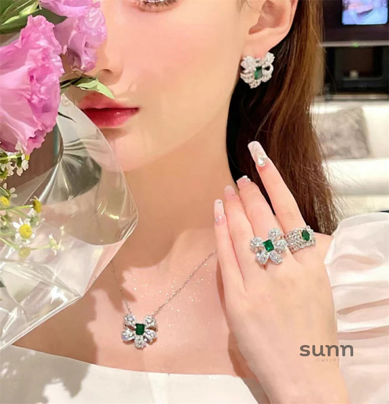 Emerson Emerald Bow Jewelry