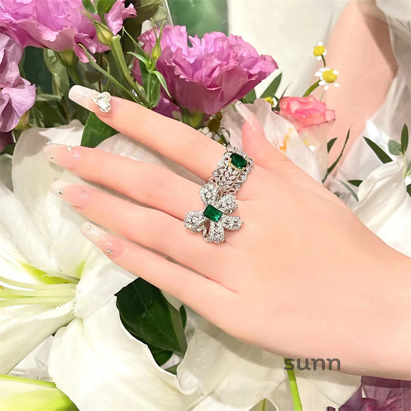 Emerson Emerald Bow Jewelry