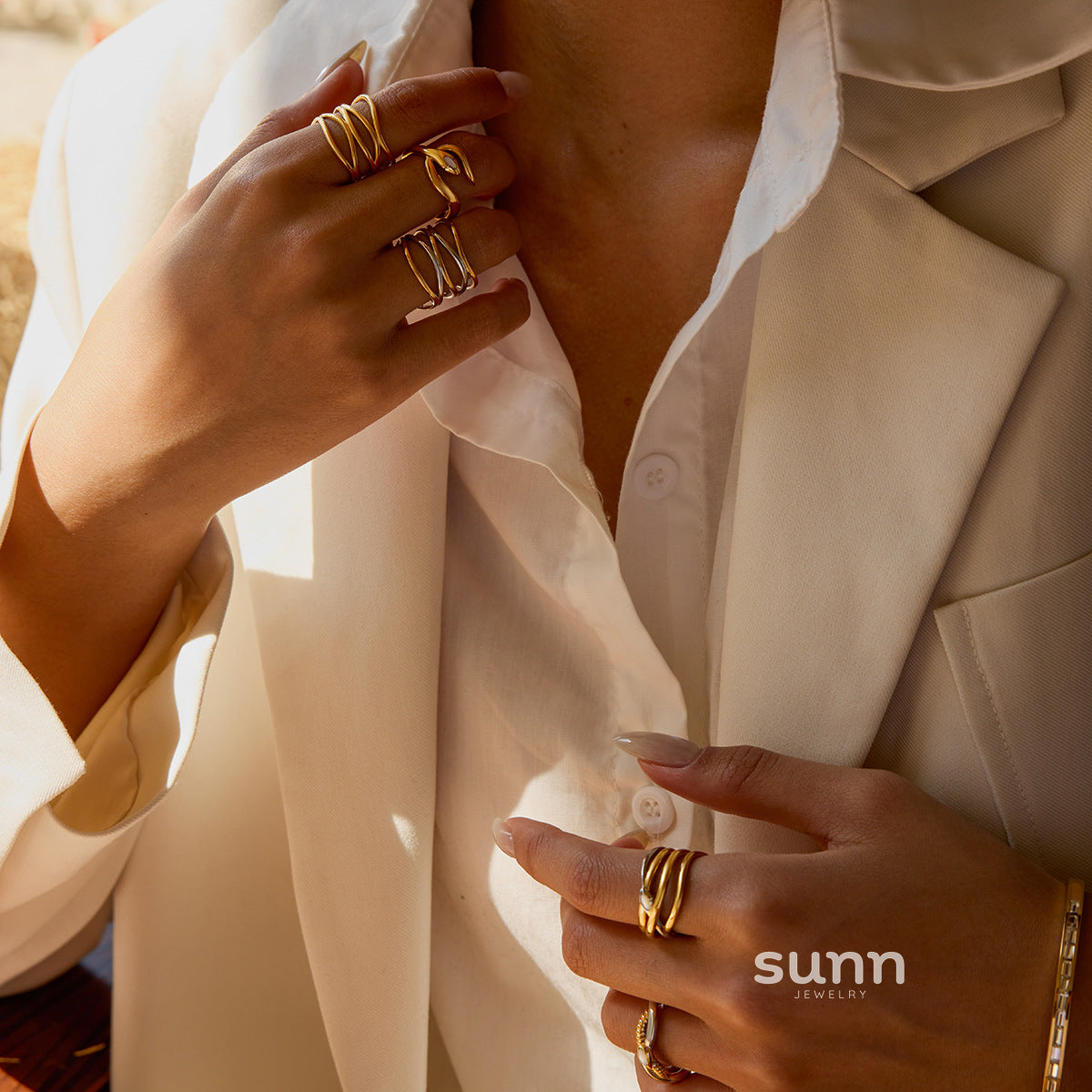 Emi Sleek Geometric Ring [WUZ7Z6ZW]