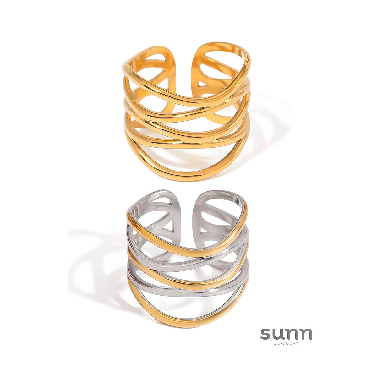 Emi Sleek Geometric Ring [F9YF2GBA]
