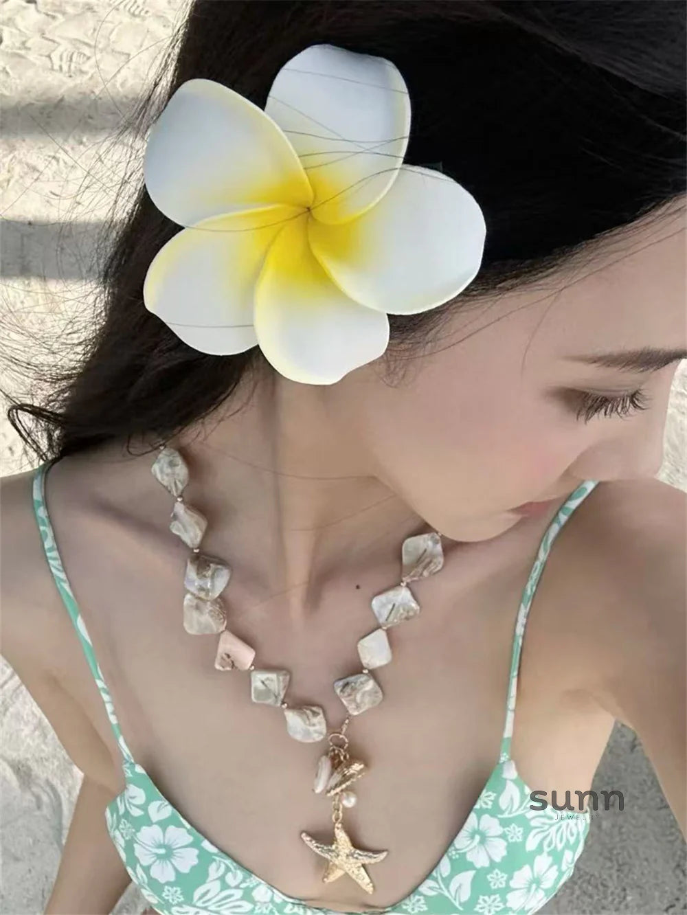 Emilly Starfish Pearl Necklace