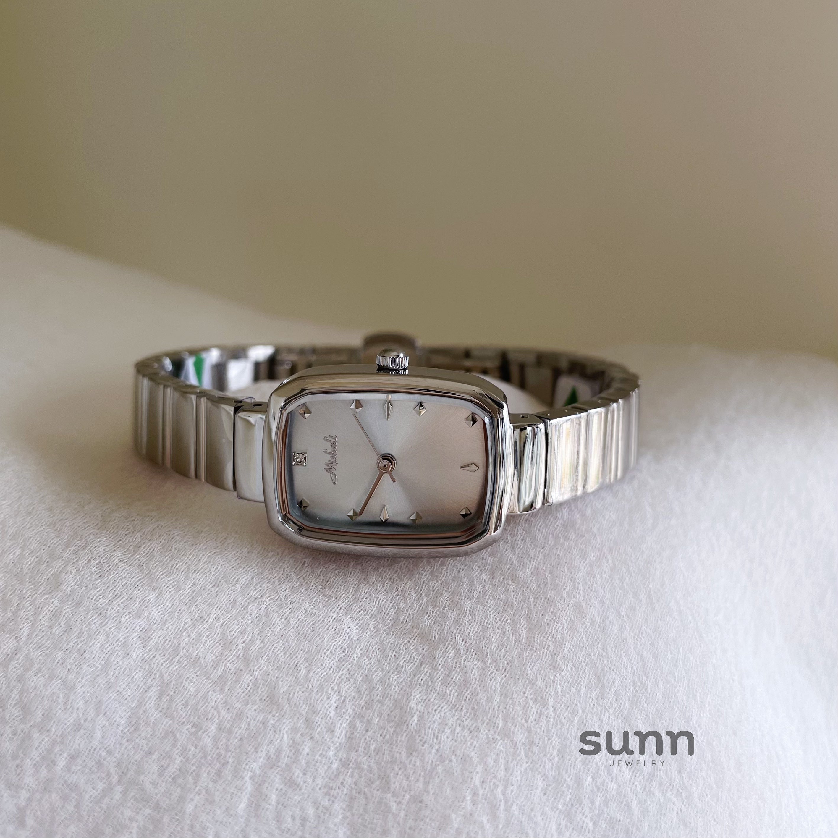 Emma Square Steel Watch [2IPHE898]