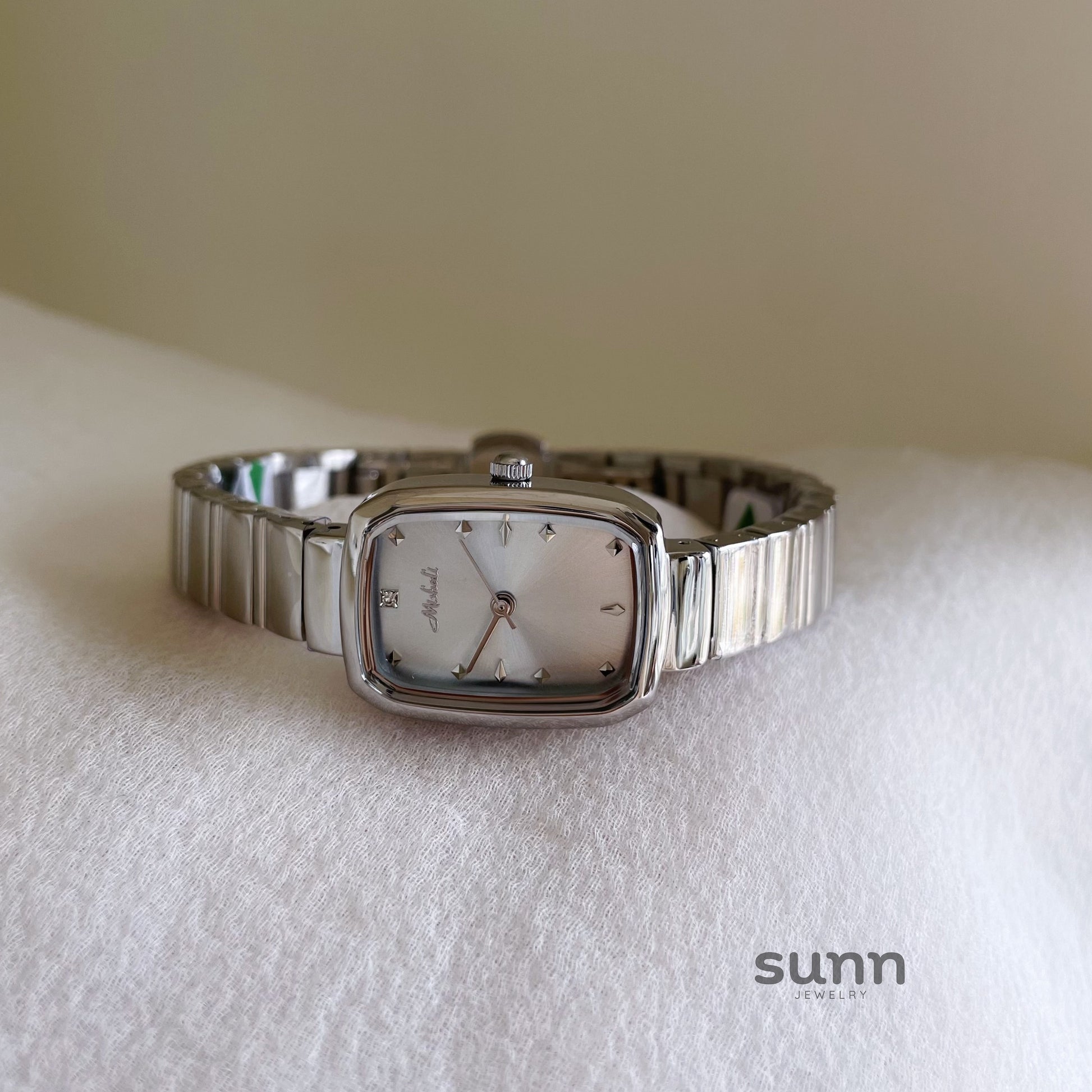 Emma Square Steel Watch [XYP7KKFB]