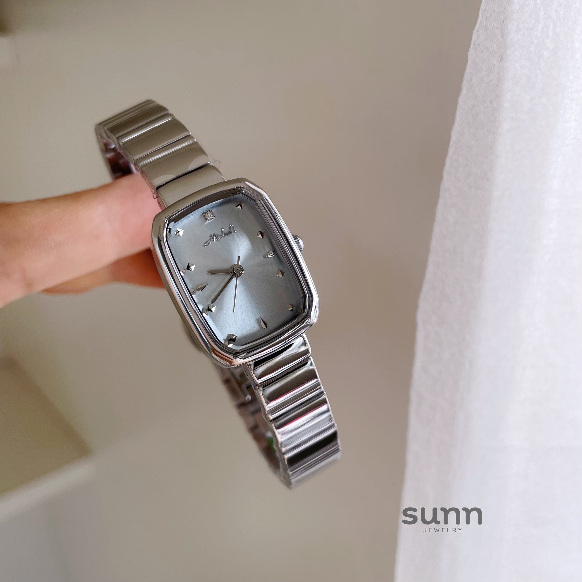 Emma Square Steel Watch [CFZ0ASPX]