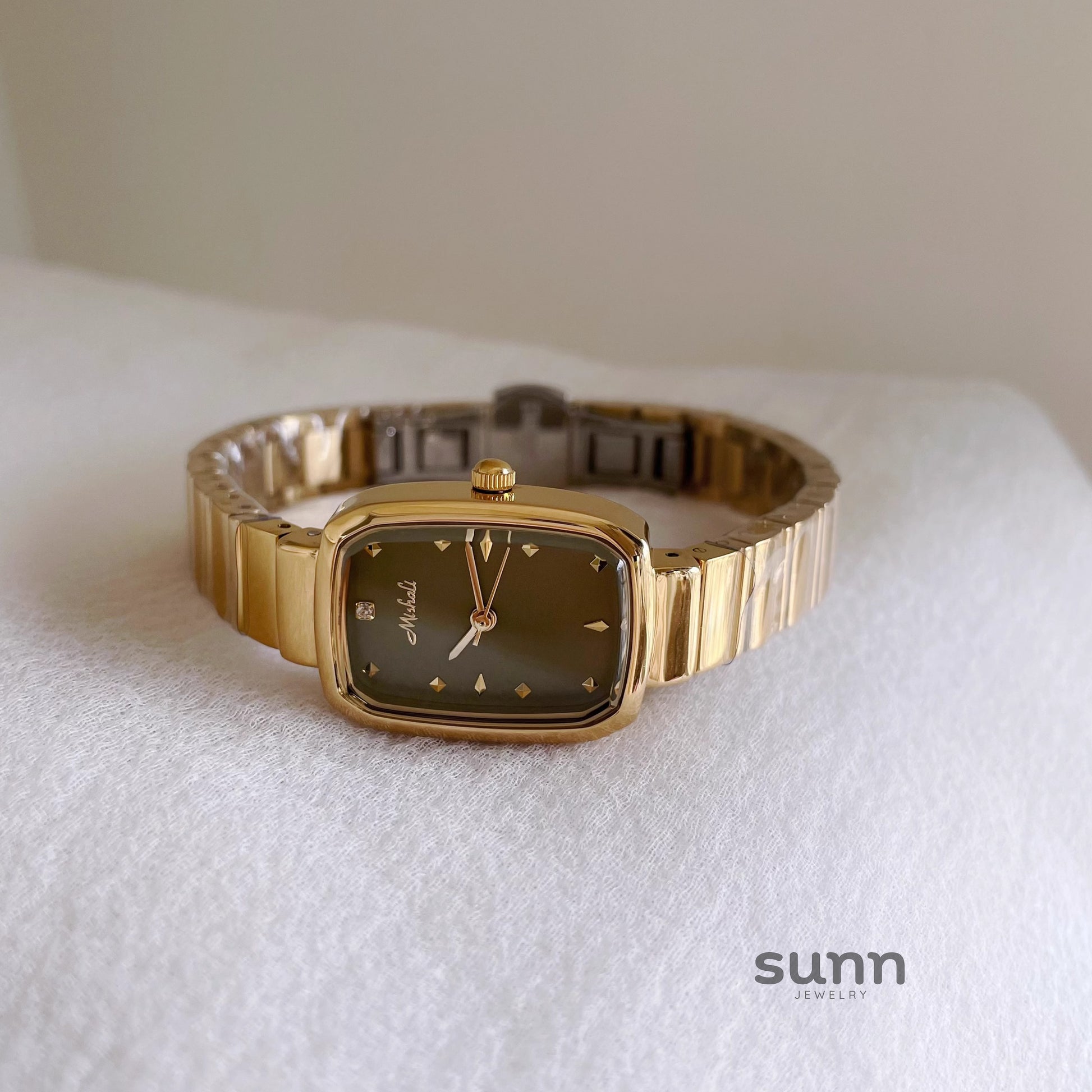 Emma Square Steel Watch [79P4GE6G]