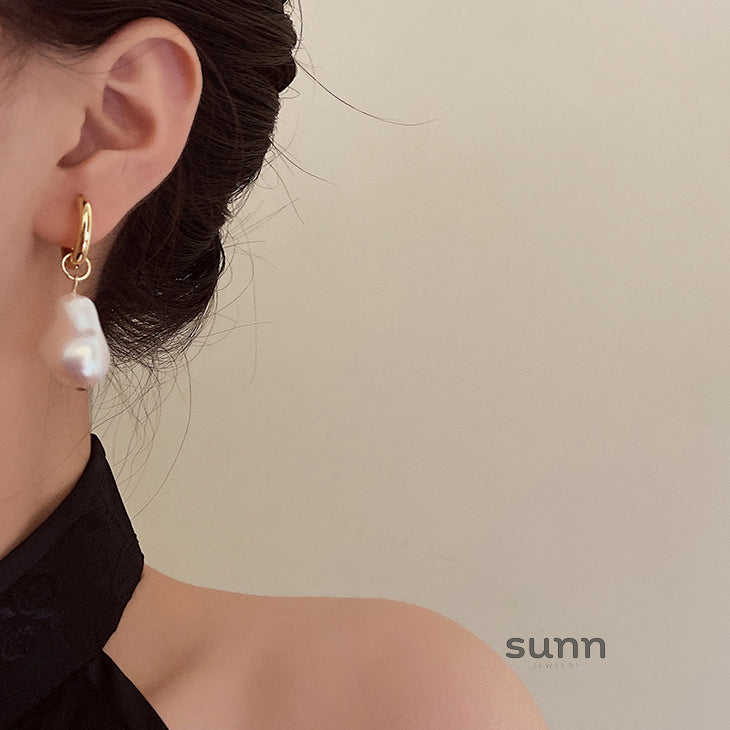 Emmajean Baroque Pearl Drop Earrings [6LPQSQ7U]