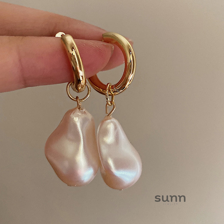 Emmajean Baroque Pearl Drop Earrings [6WXIMHFJ]