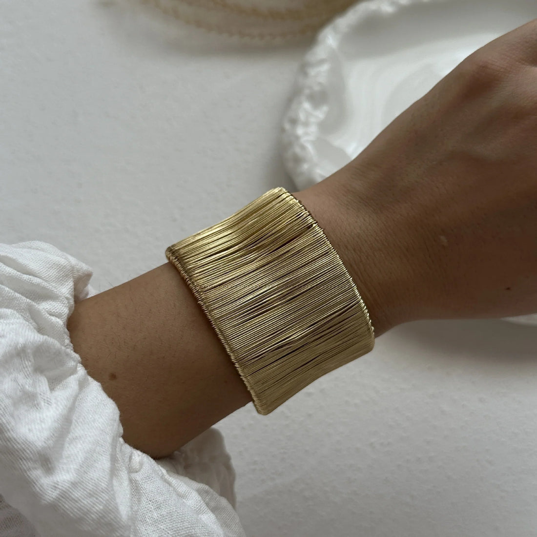Emmanuelle Sleek Statement Cuff