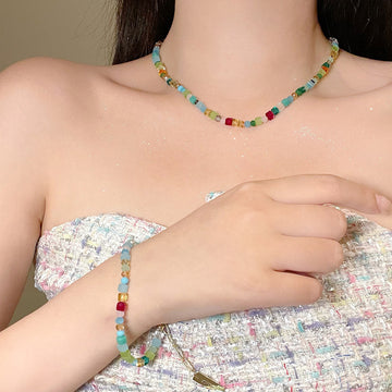 Emmarae Dopamine Beaded Choker [KS4TGRLW]