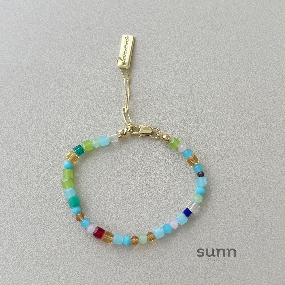 Emmarae Dopamine Beaded Choker [OXJ0324K]