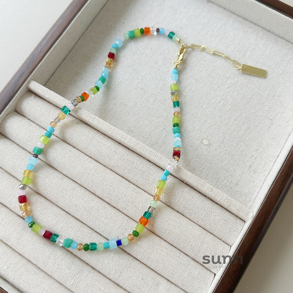 Emmarae Dopamine Beaded Choker [RCDJQMOL]
