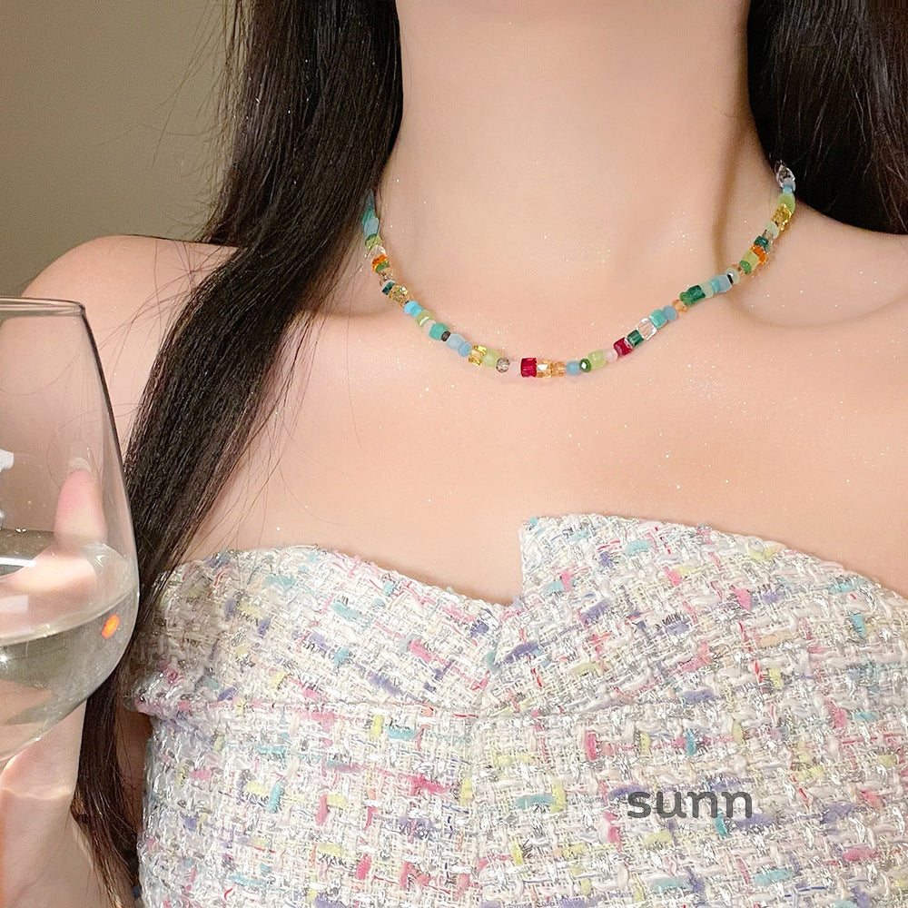 Emmarae Dopamine Beaded Choker [KS4TGRLW]