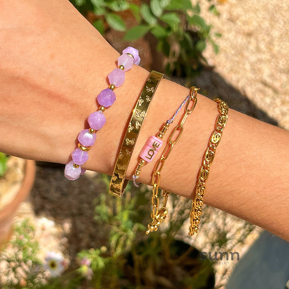 Emmarie Amethyst Pearl Bracelet [L7PH0KTR]