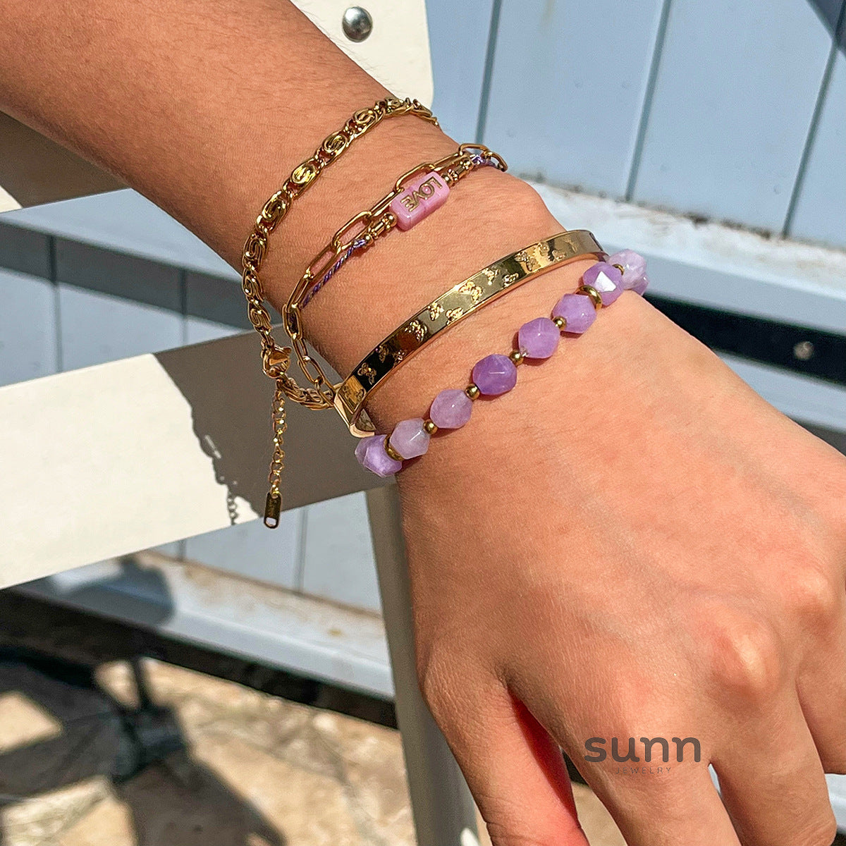 Emmarie Amethyst Pearl Bracelet [AOWQKG08]