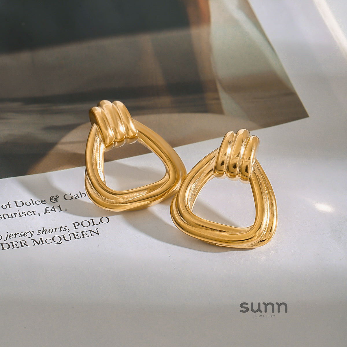 Emmarie Geometric Stud Earrings [LKK0IUSG]
