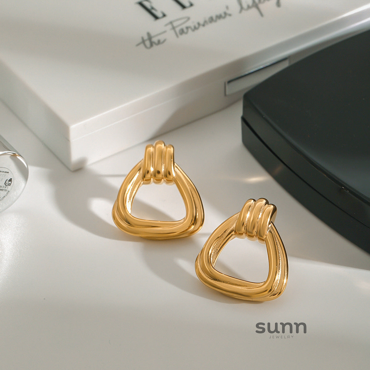 Emmarie Geometric Stud Earrings [OKBMDK97]