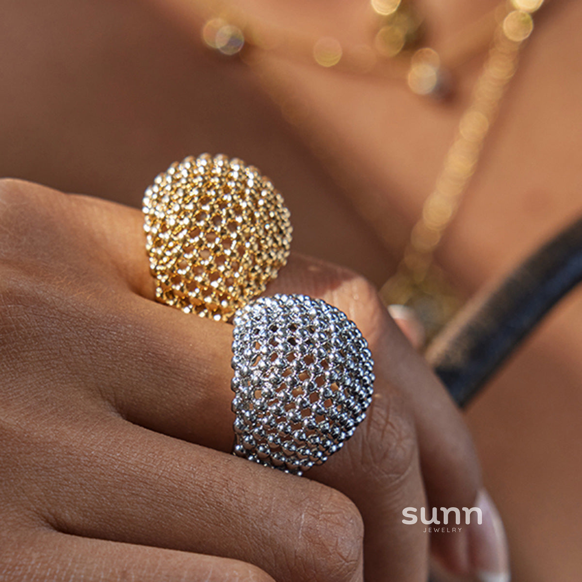 Emmeline Sculptural Cutout Ring [H5G8YG9E]