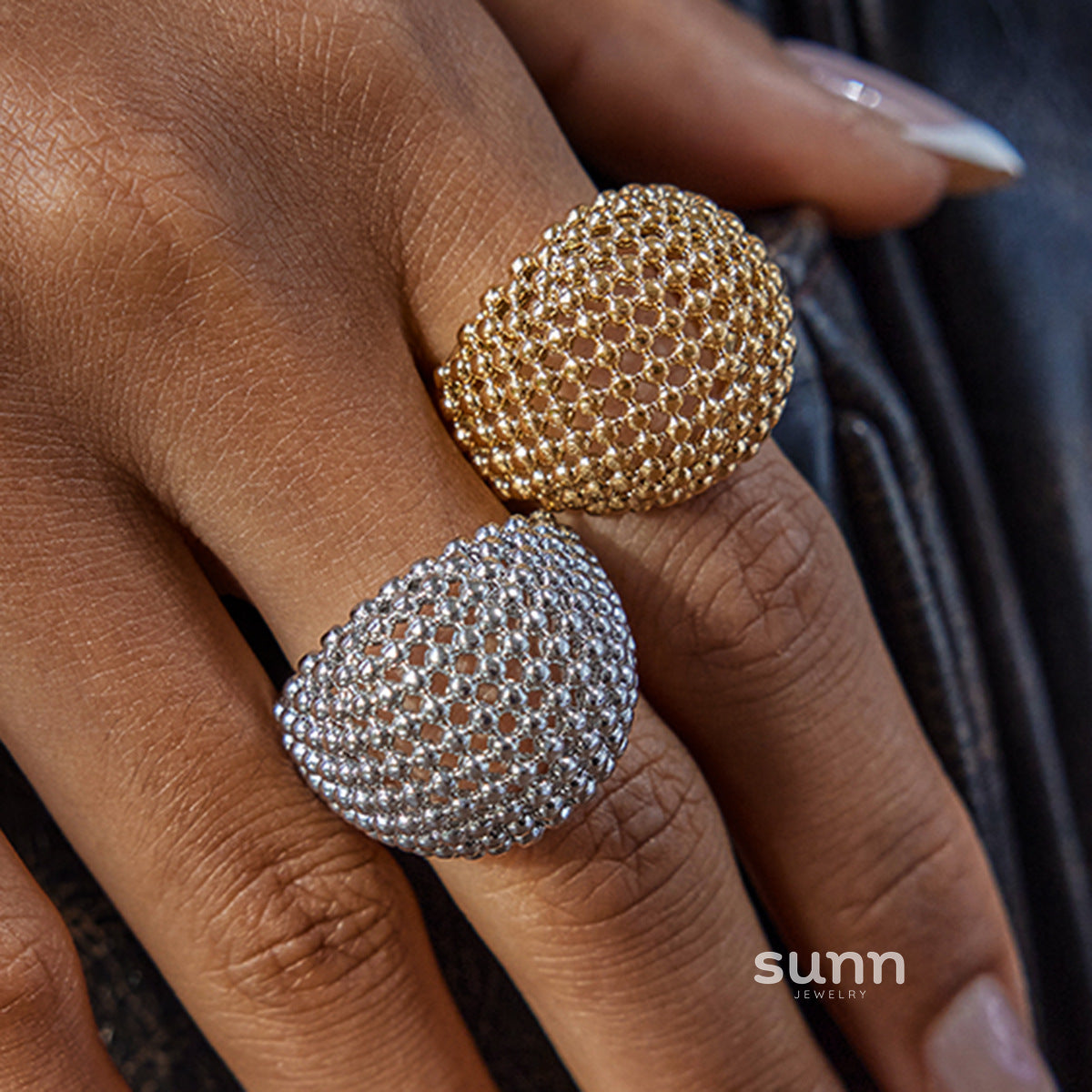 Emmeline Sculptural Cutout Ring [62B3O051]