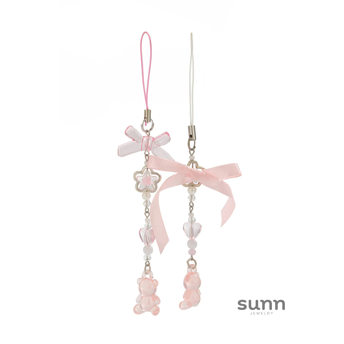 Emmerie Bow Bear Charm Set