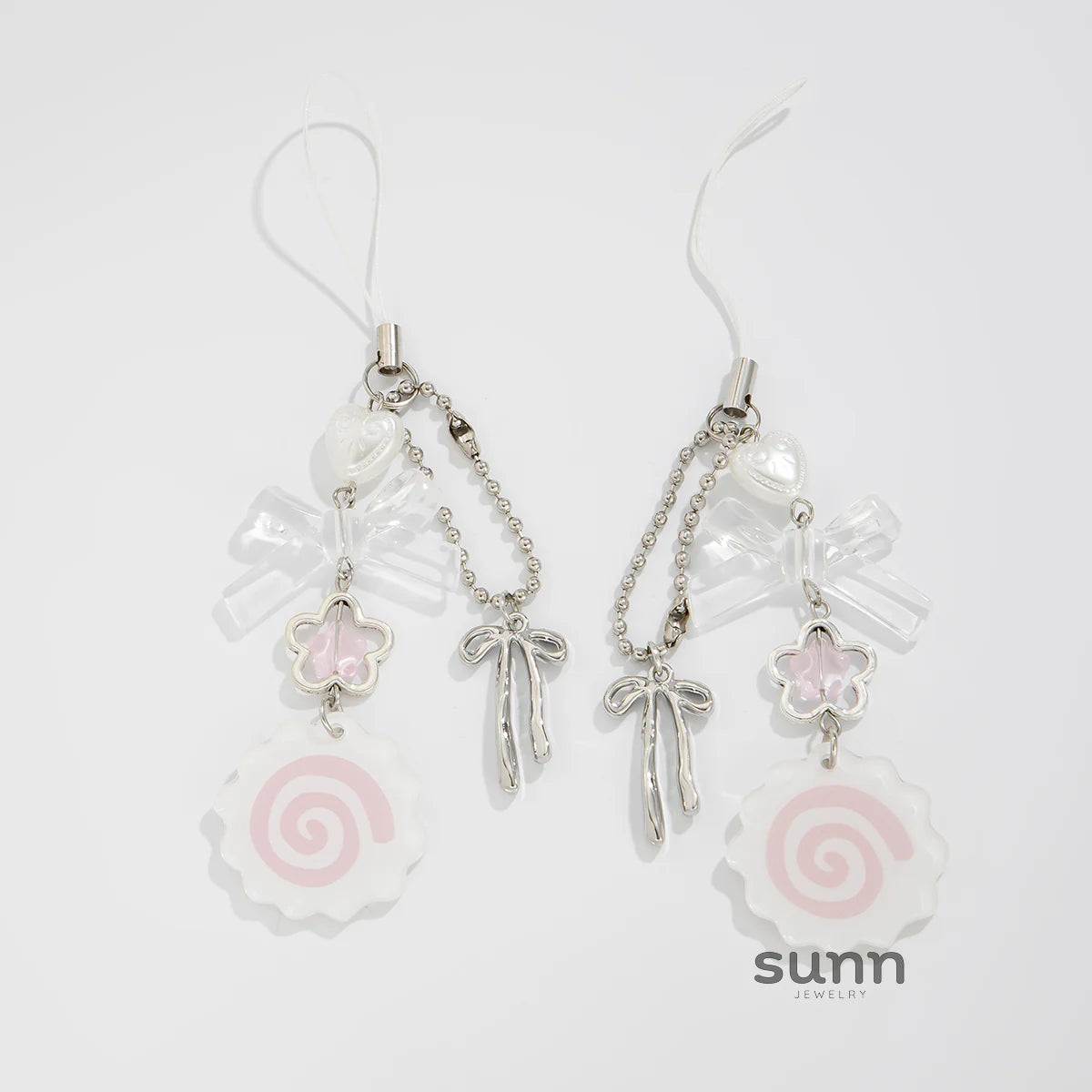 Emmerie Bow Bear Charm Set