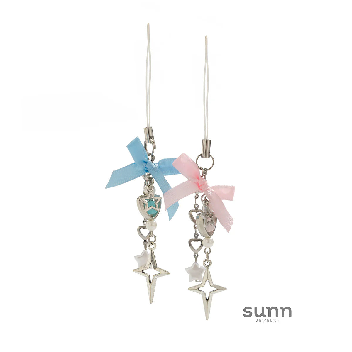 Emmerie Bow Bear Charm Set